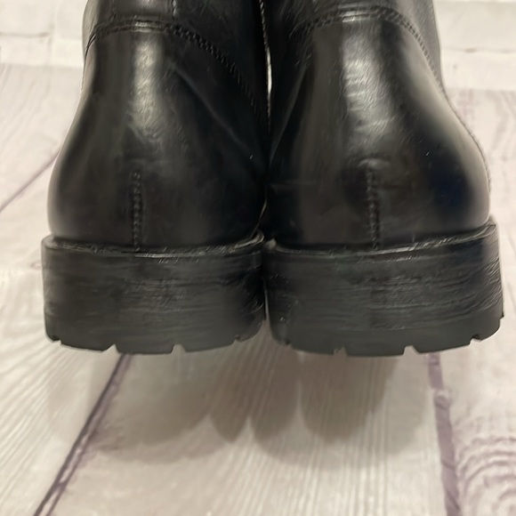 Banana Republic Broderick Men’s Black Leather Boots Size 9.5 - Picture 7 of 13